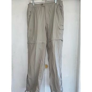 COLUMBIA Titanium Women’s Medium Khaki Convertible Hiking Pants Shorts Womens